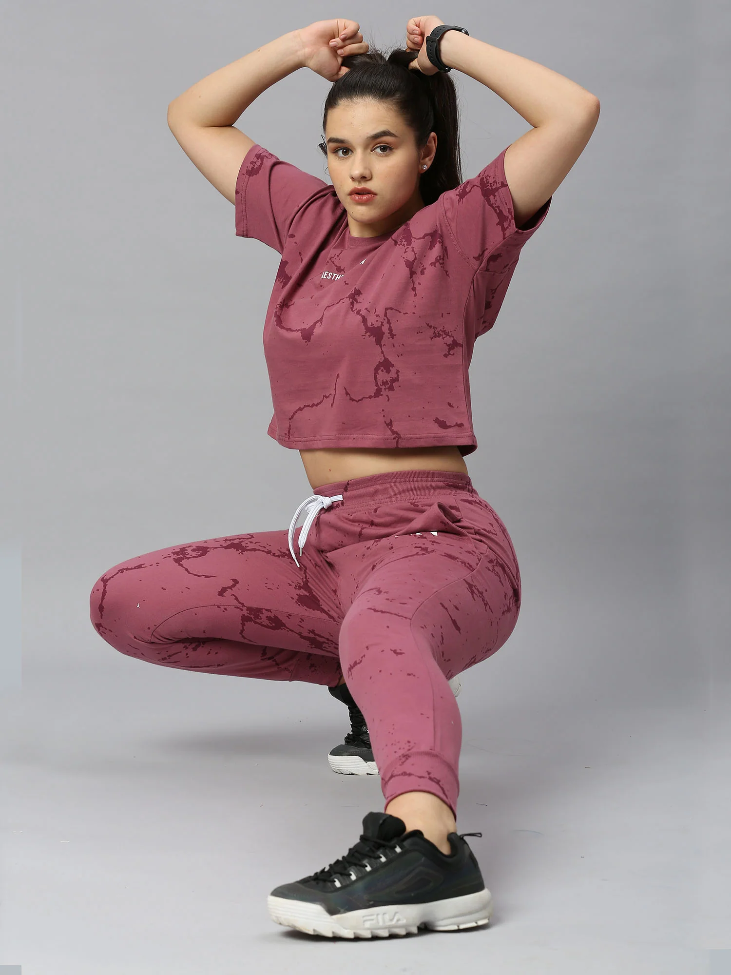 Oversized Marble Joggers - Image 3