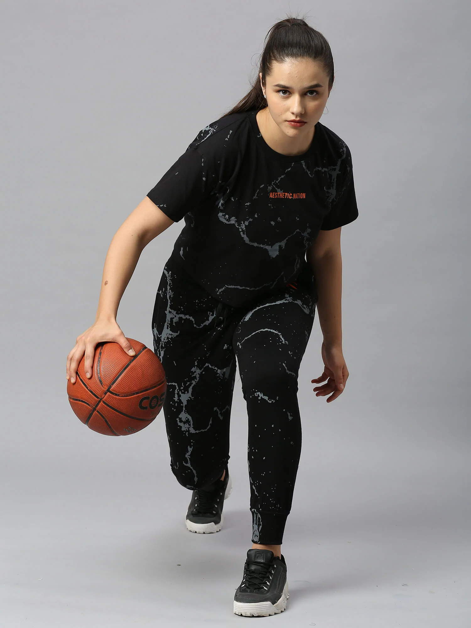 Oversized Marble Joggers - Image 3